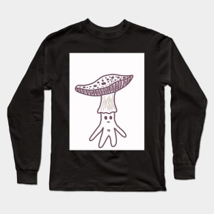 Purple Fungi Long Sleeve T-Shirt